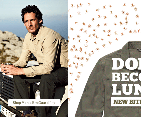 Don't become lunch. New Biteguard&trade;. Shop Men's Biteguard&trade;.