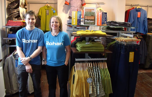 Rohan, outdoor clothing specialists opens a new shop in Hay-on-Wye