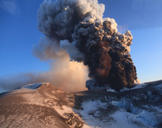 Volcanic eruption, Iceland