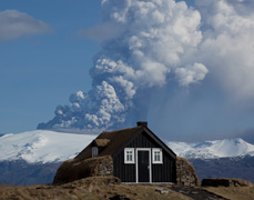 Volcanic eruption, Iceland