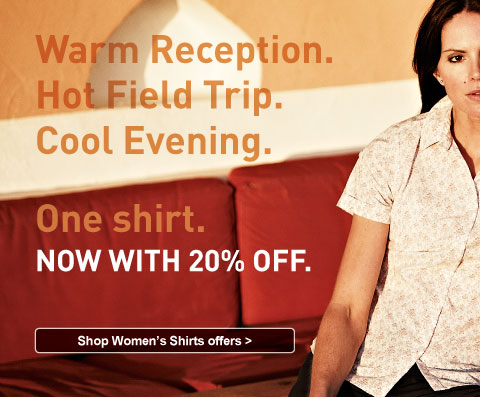 Warm Reception. Hot Field Trip. Cool Evening. One shirt. Now with 20% off. Shop Women's Shirts offers.
