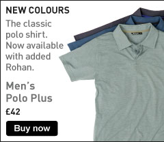 Men’s Polo Plus. The classic polo shirt. Now available with added Rohan. NEW COLOURS. &pound;42. Buy Now