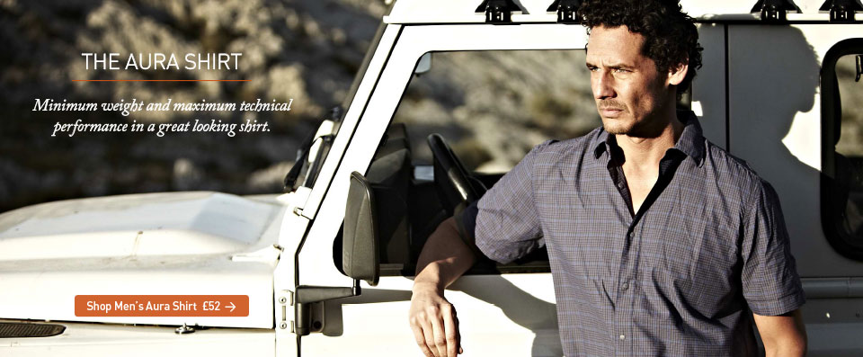 Rohan - Minimum weight and maximum technical performance in a great looking shirt. Shop Men's Aura Shirt. &pound;52.