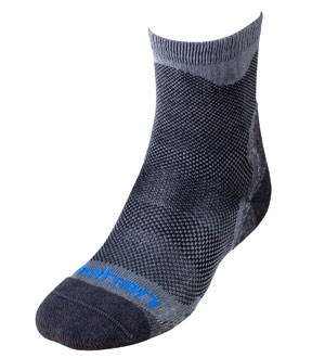 Technical sock for hot or temperate climates Technical sock for hot or temperate climates
