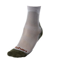Technical sock for hot or temperate climates