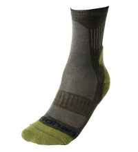 Technical sock for temperate or cool climates