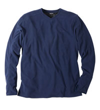 Men's Microrib Stowaway V Neck