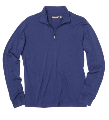 Men's Superfine Merino 200 Zip - Team Blue