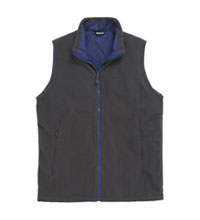 Classic, versatile reversible fleece vest