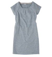 Technical linen dress