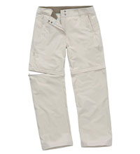 Technical, convertible trousers.