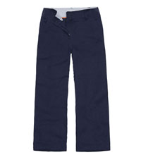 Technical linen trousers.