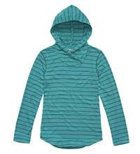 Lightweight hooded cover up.