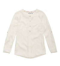 Technical linen smock.