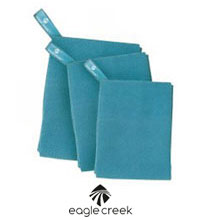 Compact travel towel.