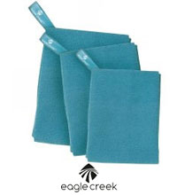 Compact travel towel.