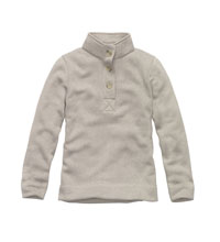 Casual, technical fleece pullover