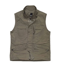 Multi-pocketed travel vest.