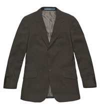 Technical travel suit jacket.