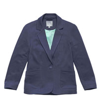 Technical, casual jersey blazer.